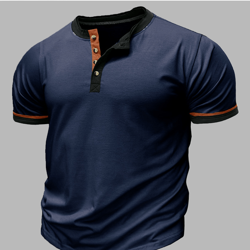 Maturelion Classical Essential Henley Shirt