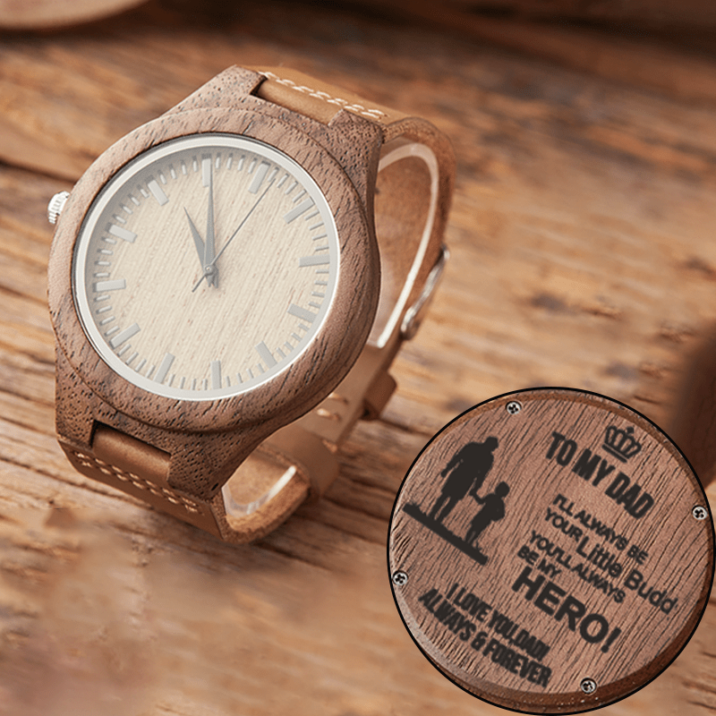 Maturelion Mens Personalized Engraved Wooden Watches