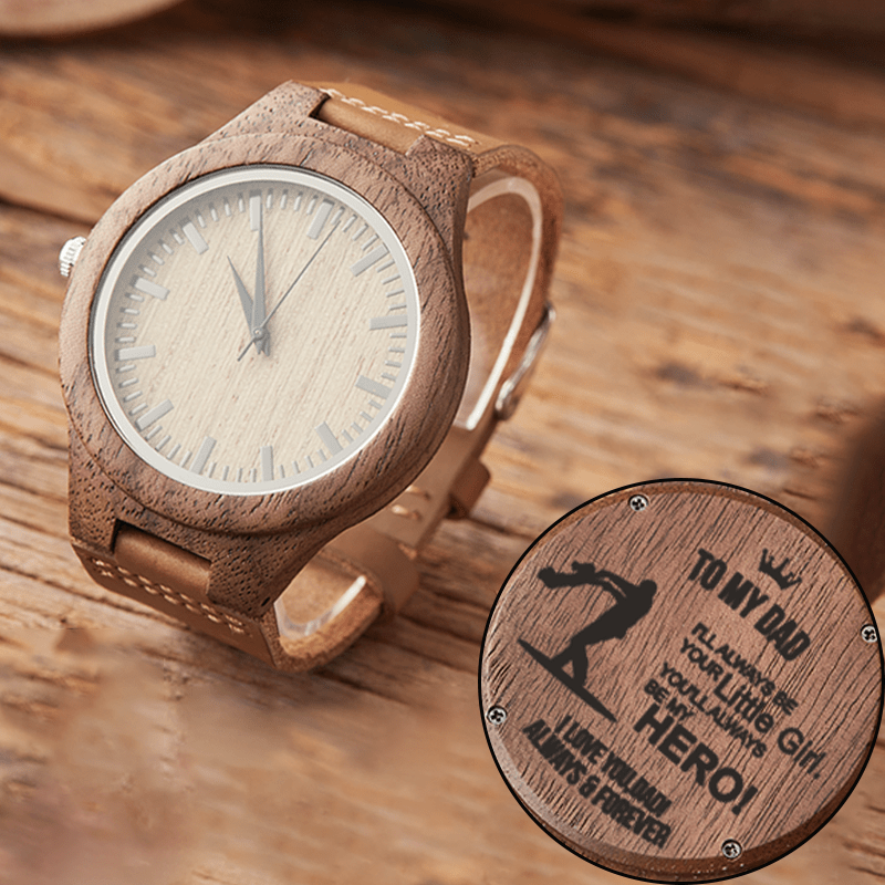 Maturelion Mens Personalized Engraved Wooden Watches