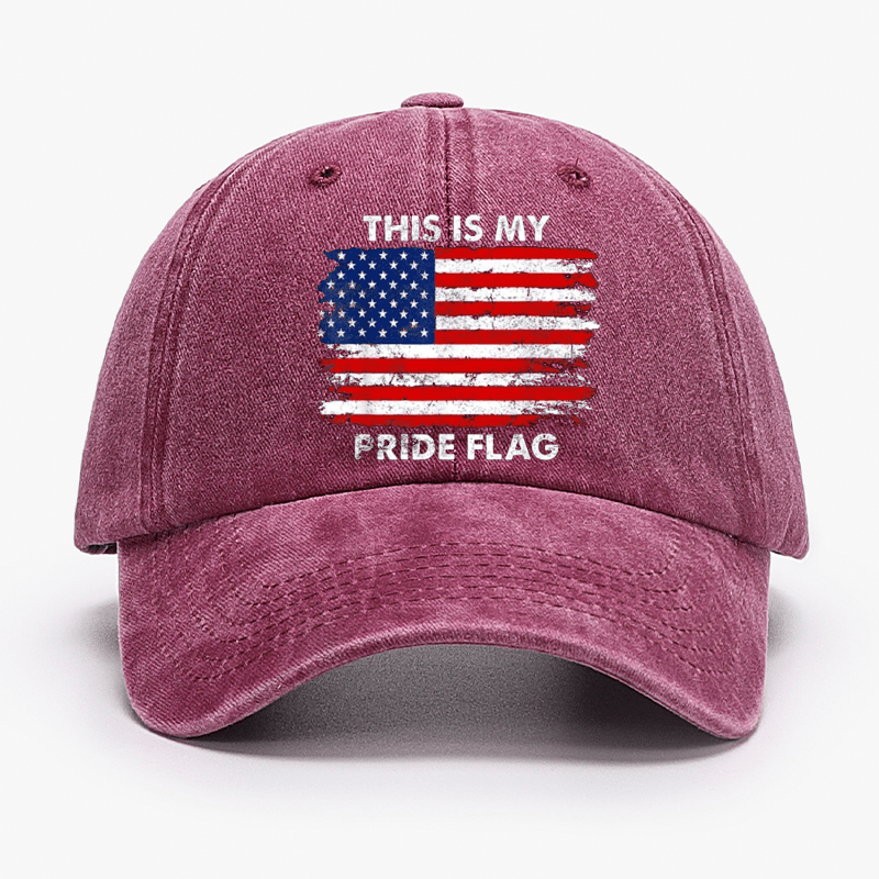 This Is My Pride Flag USA Flag Print Cap