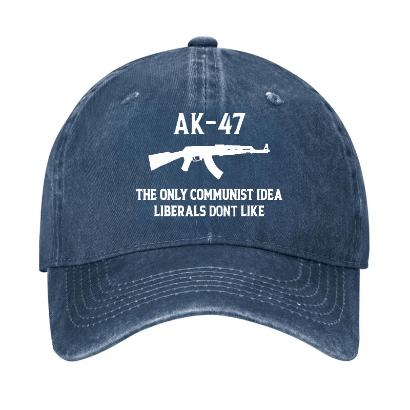 AK-47 The Only Communist Idea Liberals Don't Like Cap