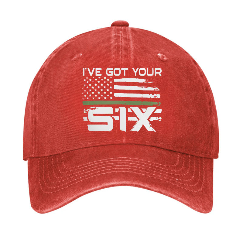 I've Got Your Six Men Veteran Cap