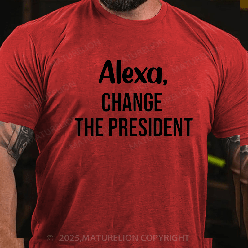 Maturelion Men¡®s T-shirt The President T-Shirt  Cotton T-shirt