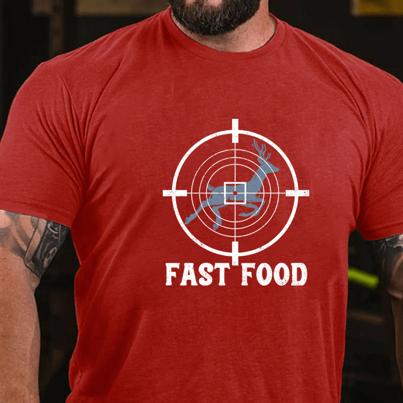 MATURELION FAST FOOD COTTON T-SHIRT