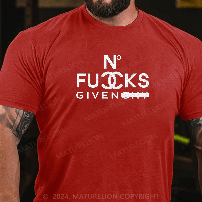 Maturelion no fucks given Cotton T-shirt