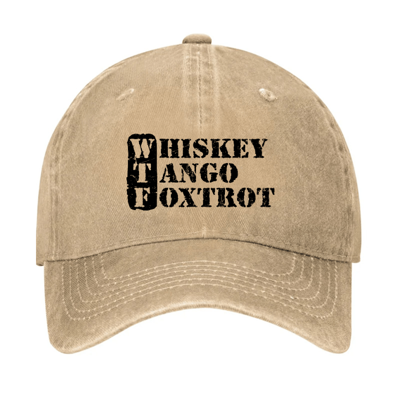 WTF - Whiskey Tango Foxtrot Cap