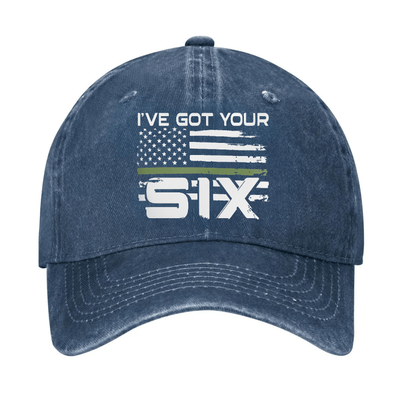 I've Got Your Six Men Veteran Cap