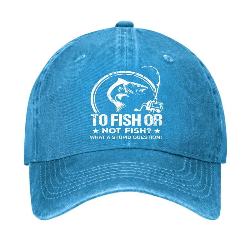 To Fish Or Not Fish? What A Stupid Question! Cap