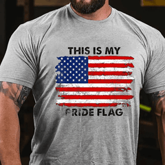 This Is My Pride Flag Men Cotton T-shirt