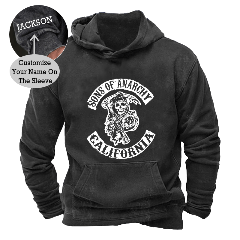 Maturelion Men's Hoodie Sons of Anarchy California Hoodie