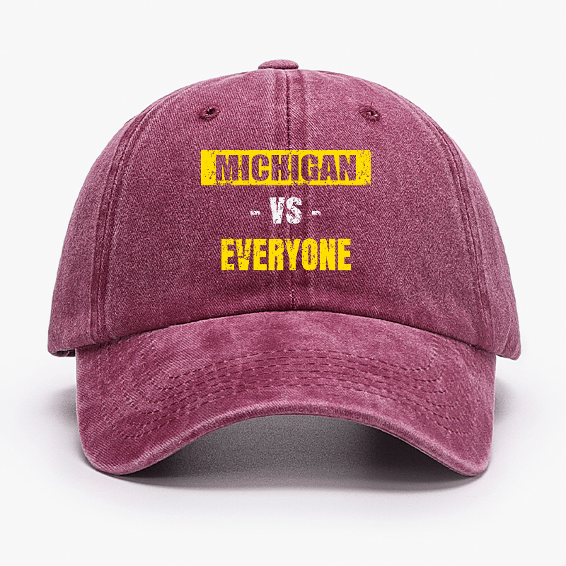 Michigan Vs Everyone Pride Baseball Cap