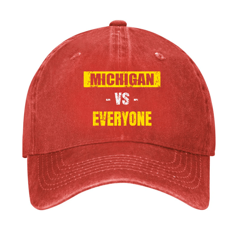 Michigan Vs Everyone Pride Baseball Cap