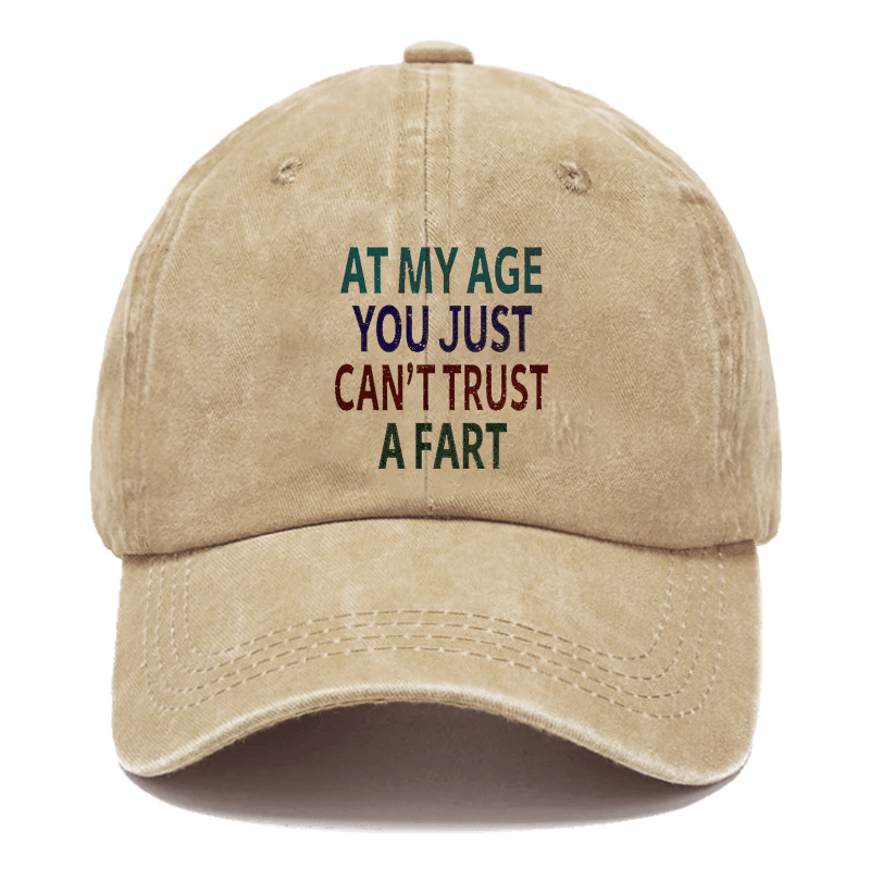 Elderly Funny At My Age You Just Can't Trust a Fart Essential Cap