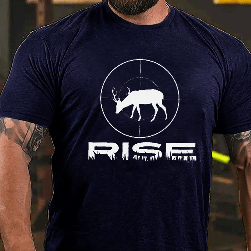 Rise Deer Hunting Graphic Cotton T-shirt