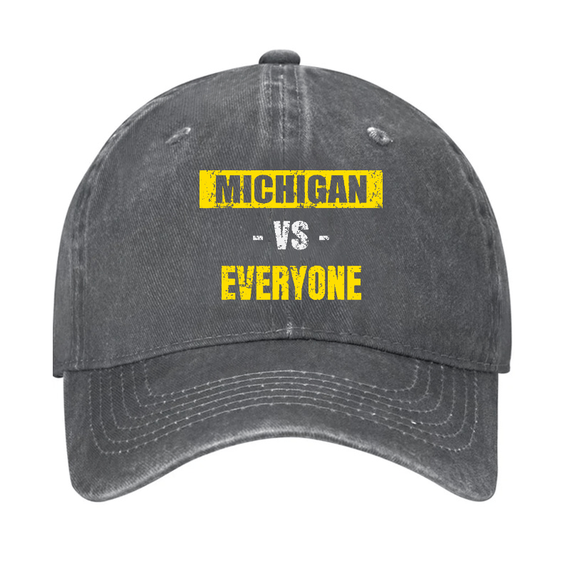 Michigan Vs Everyone Pride Baseball Cap