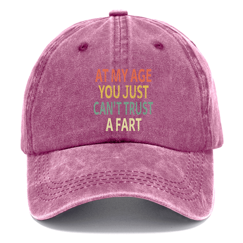 Elderly Funny At My Age You Just Can't Trust a Fart Essential Cap