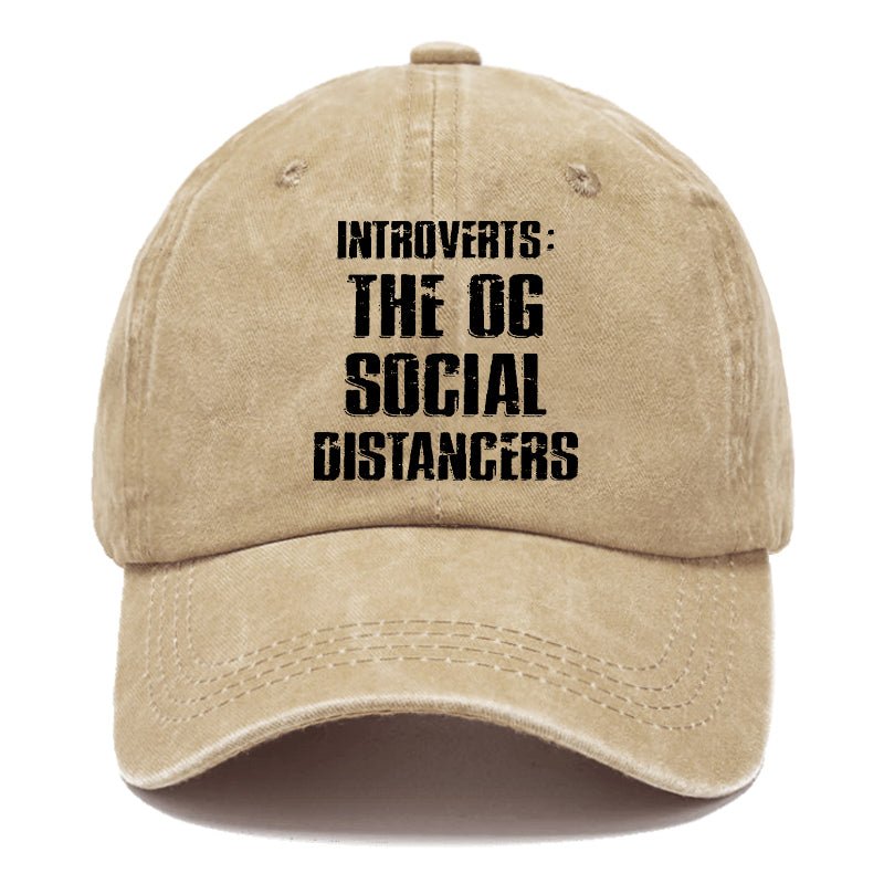 Introverts: The Og Social Gistancers Cap