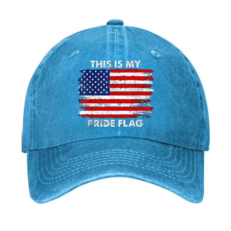 This Is My Pride Flag USA Flag Print Cap