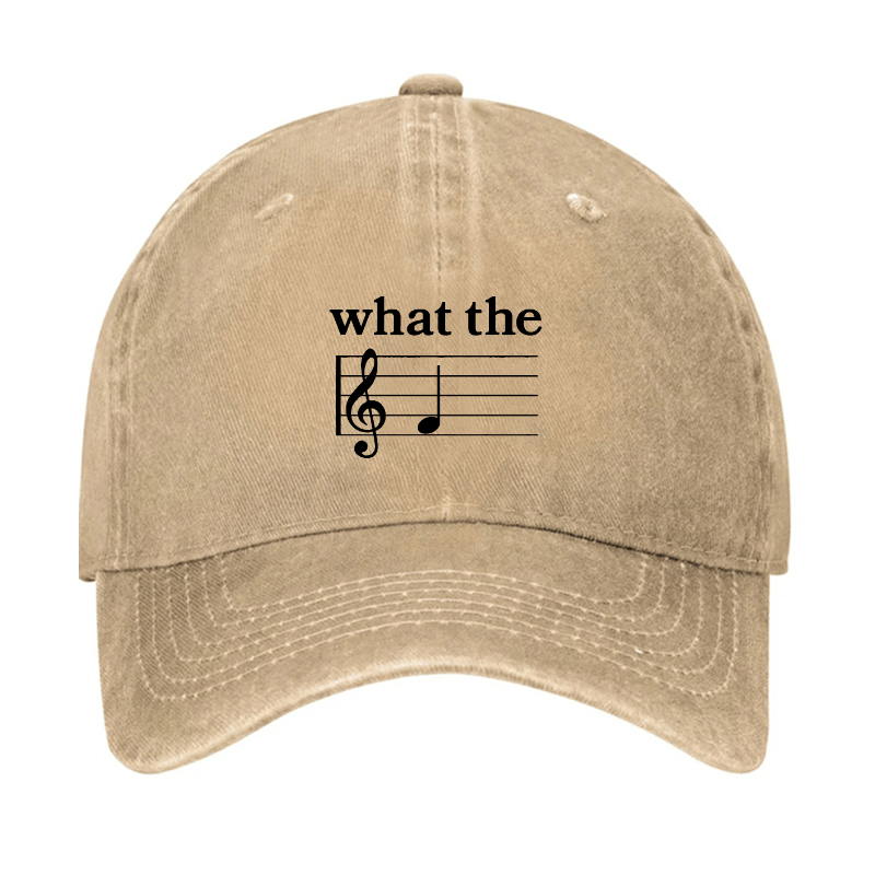 What The F Musical Note Cap