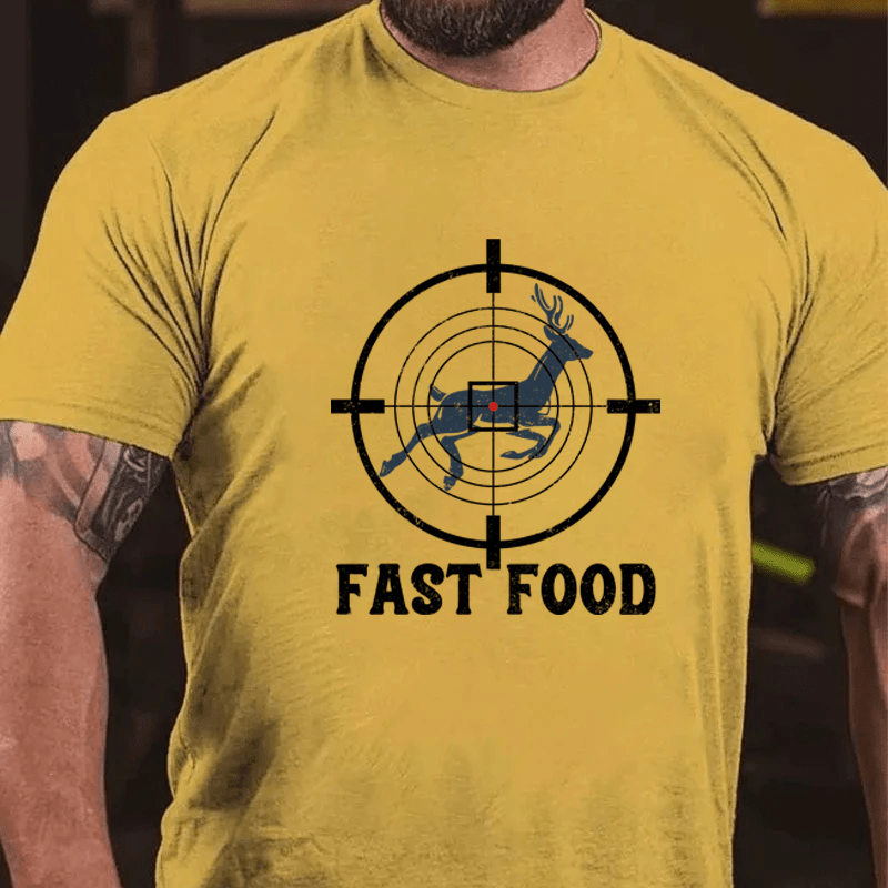 MATURELION FAST FOOD COTTON T-SHIRT