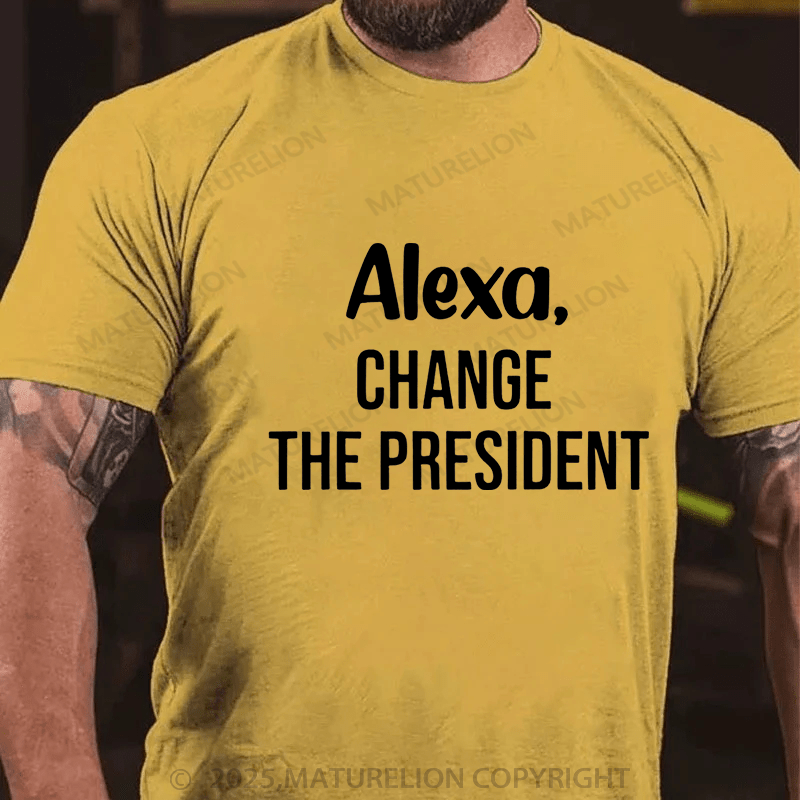 Maturelion Men¡®s T-shirt The President T-Shirt  Cotton T-shirt