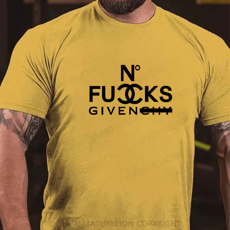 Maturelion no fucks given Cotton T-shirt