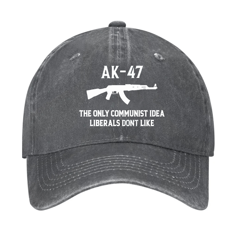 AK-47 The Only Communist Idea Liberals Don't Like Cap