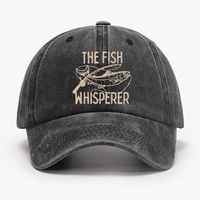 The Fish Whisperer Funny Fishing Cap