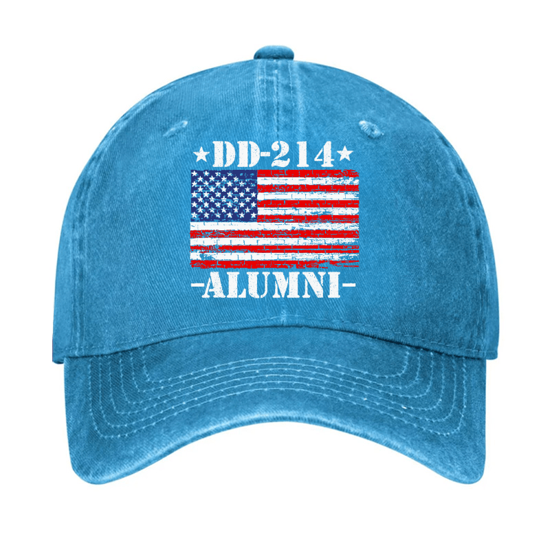 Maturelion DD-214 Alumni Military Veteran American Flag Patriotic Cap