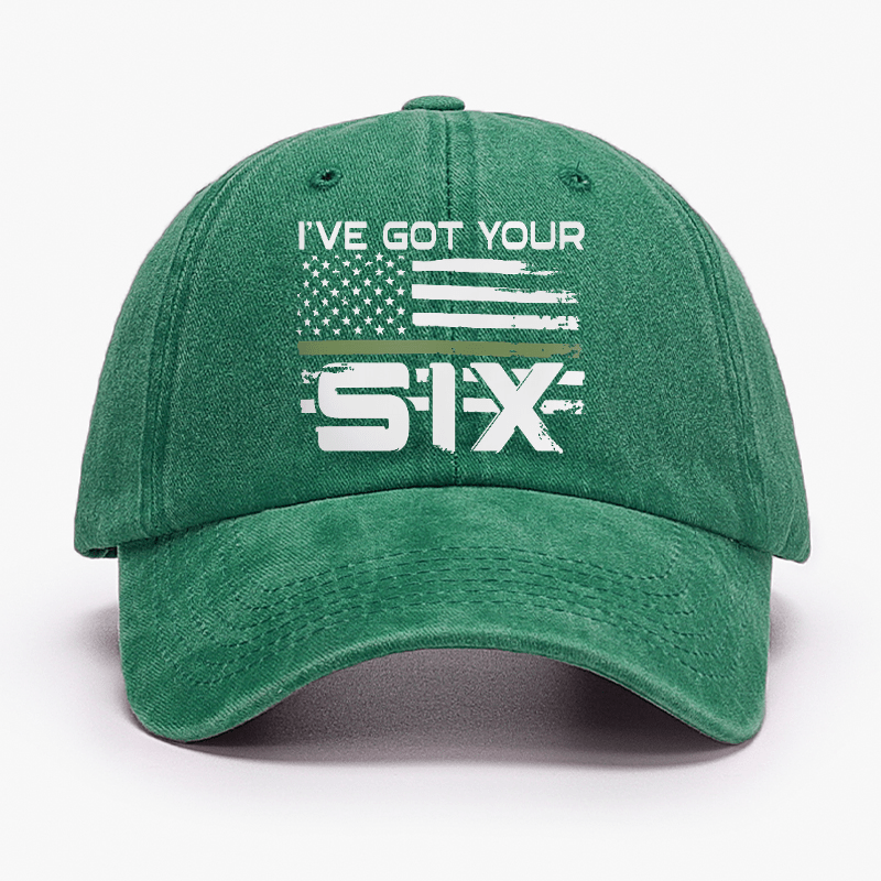 I've Got Your Six Men Veteran Cap