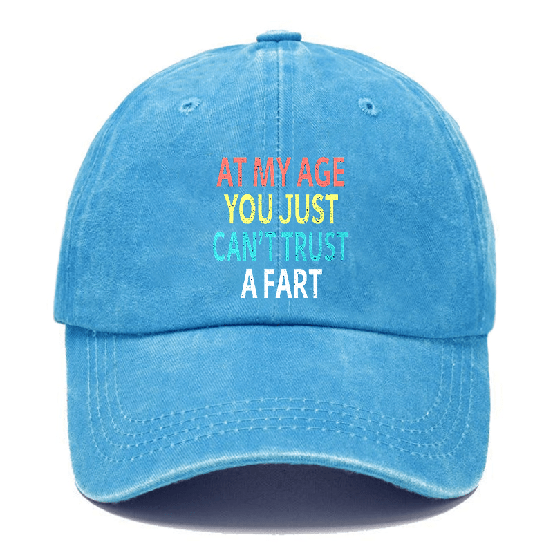 Elderly Funny At My Age You Just Can't Trust a Fart Essential Cap