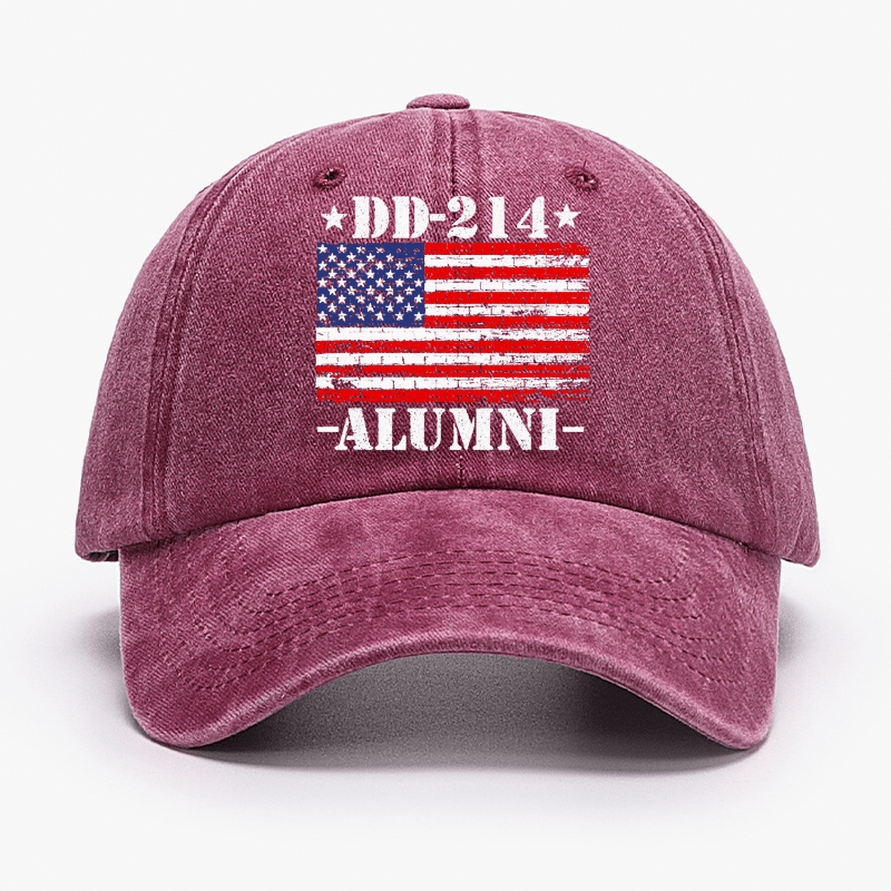 Maturelion DD-214 Alumni Military Veteran American Flag Patriotic Cap