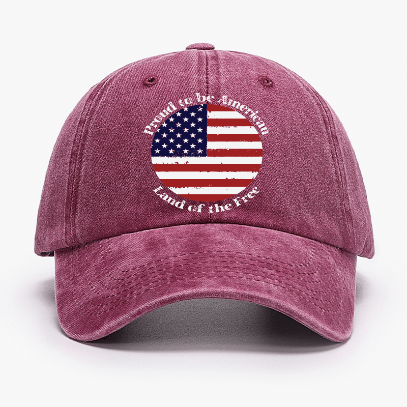 Men's Proud To Be American Land Of The Free Cap