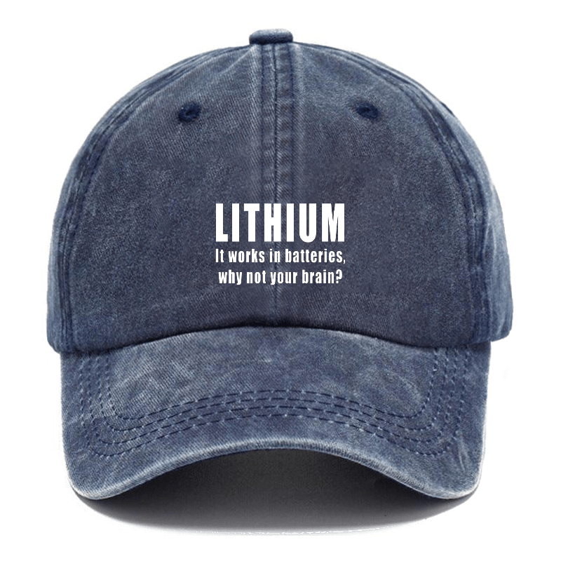 Lithium - It's Works In Batteries Why Not Your Brain Cap