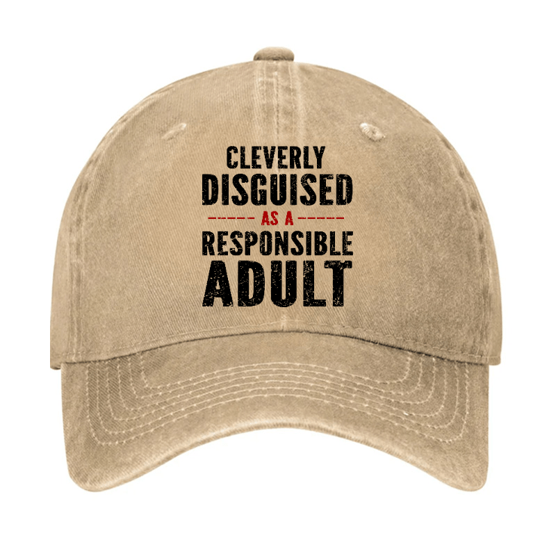 Maturelion Cleverly Disguised As A Responsible Adult Baseball Cap