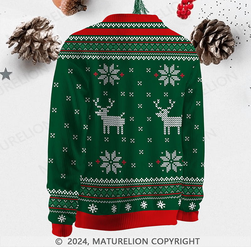 Maturelion Long Range Shooting It's Like Golf But For Men Ugly Sweater