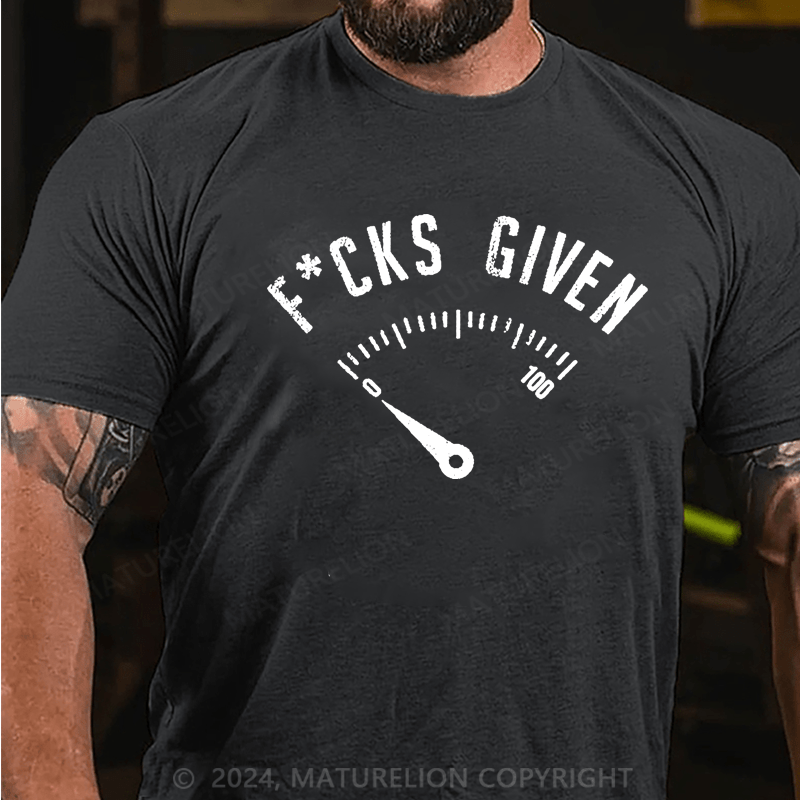 Maturelion F*cks Given Cotton T-shirt