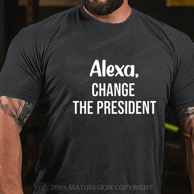 Maturelion Men¡®s T-shirt The President T-Shirt  Cotton T-shirt