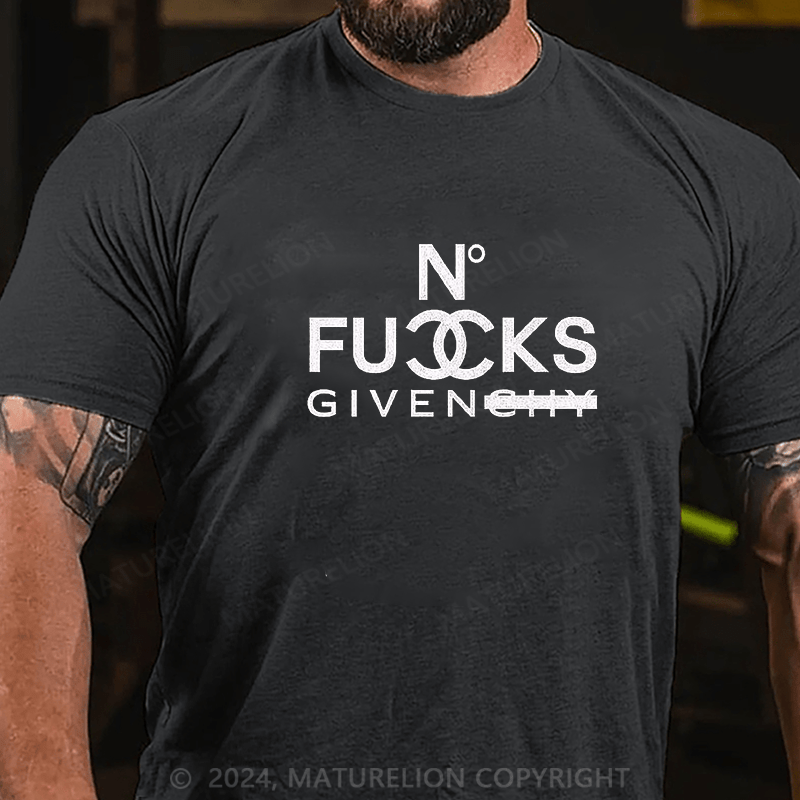 Maturelion no fucks given Cotton T-shirt