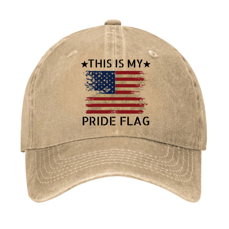 American Flag This Is My Pride Flag Cap