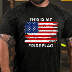 This Is My Pride Flag Men Cotton T-shirt