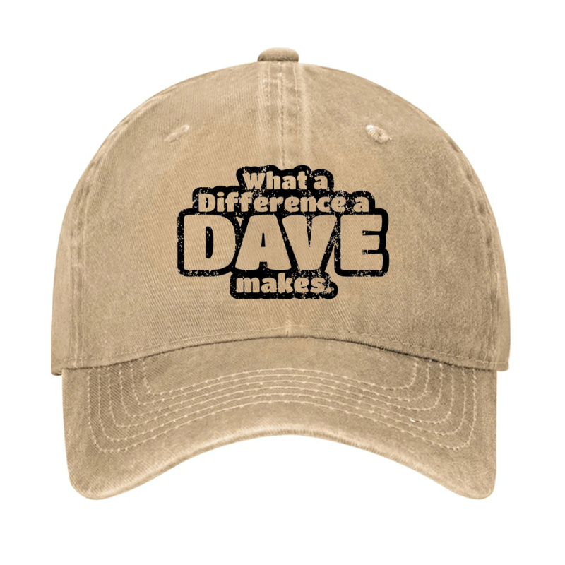What A Difference A Dave Makes Cap