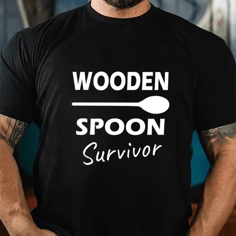 Wooden Spoon Survivor Men's Cotton T-Shirt