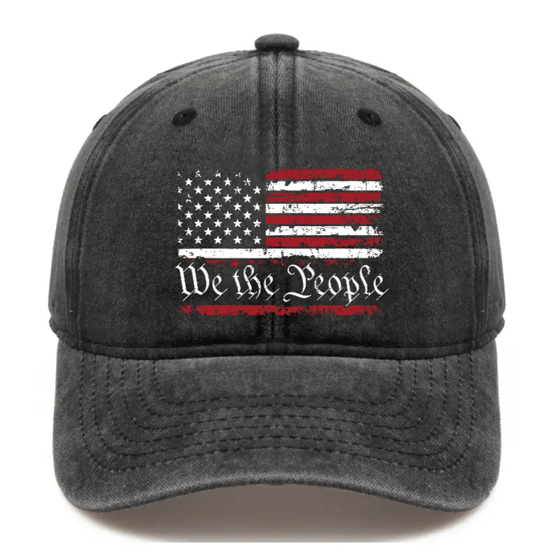 We The People American Flag Cap