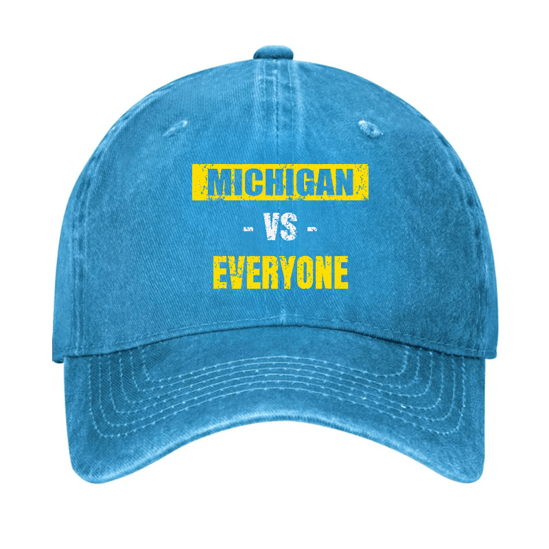 Michigan Vs Everyone Pride Baseball Cap