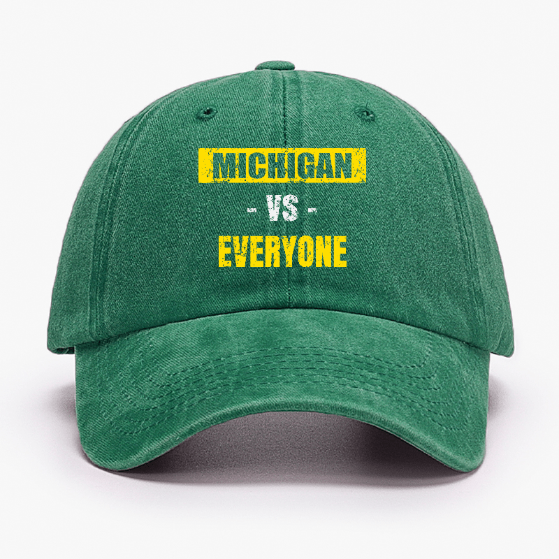 Michigan Vs Everyone Pride Baseball Cap