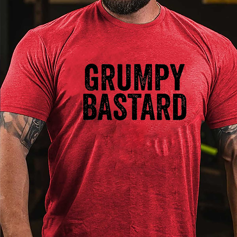 Grumpy Bastard Men's Cotton T-shirt