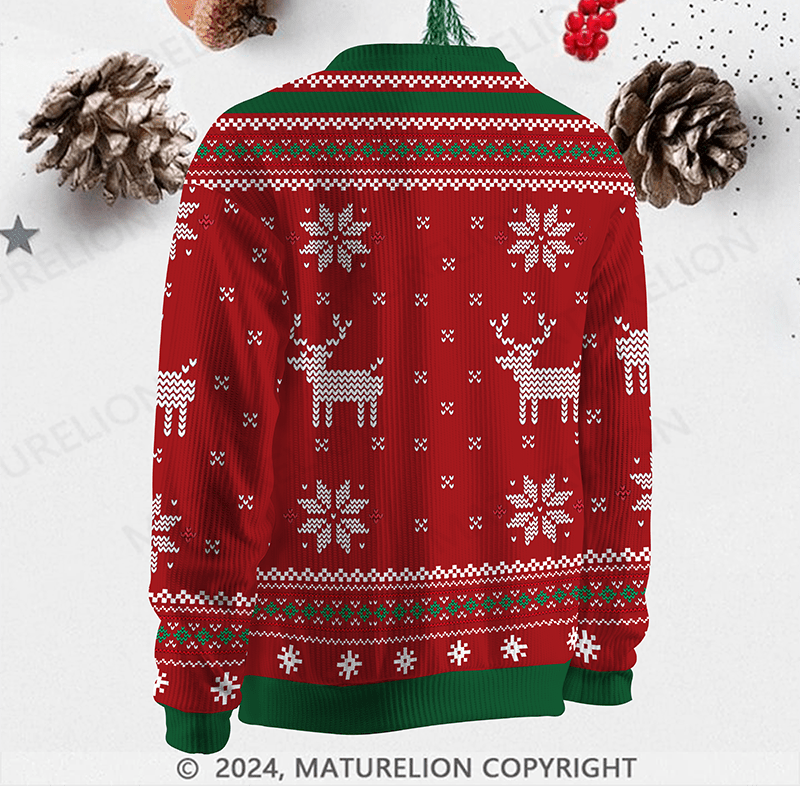 Maturelion Not My Circus Not My Monkeys Cotton Ugly Sweater