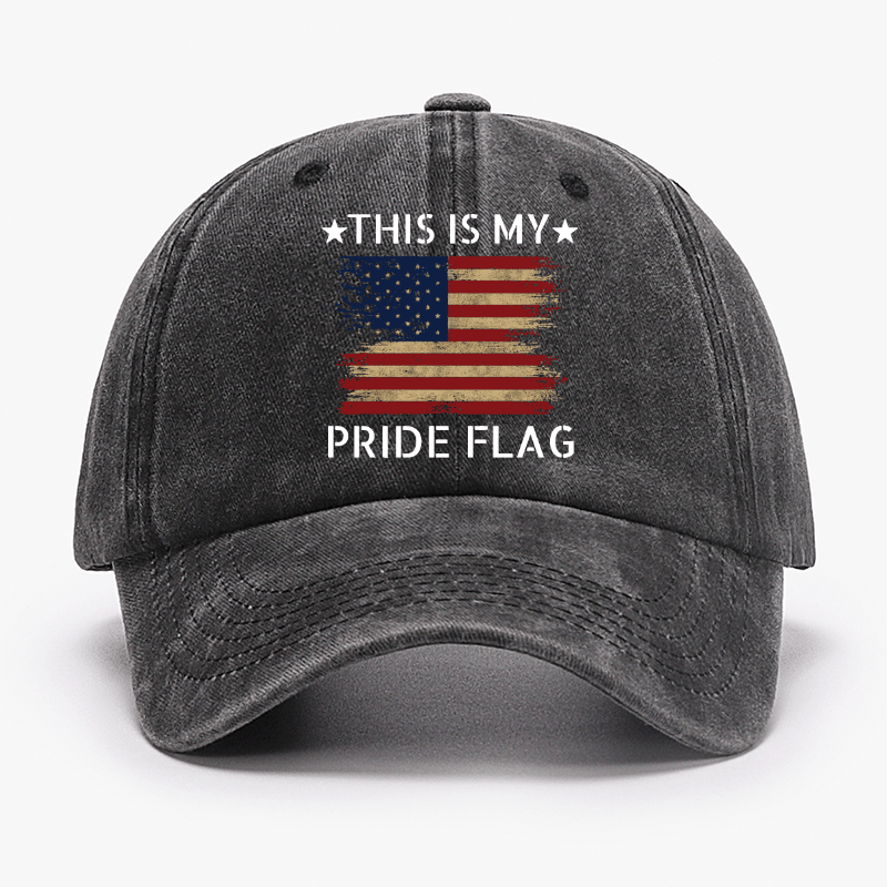 American Flag This Is My Pride Flag Cap