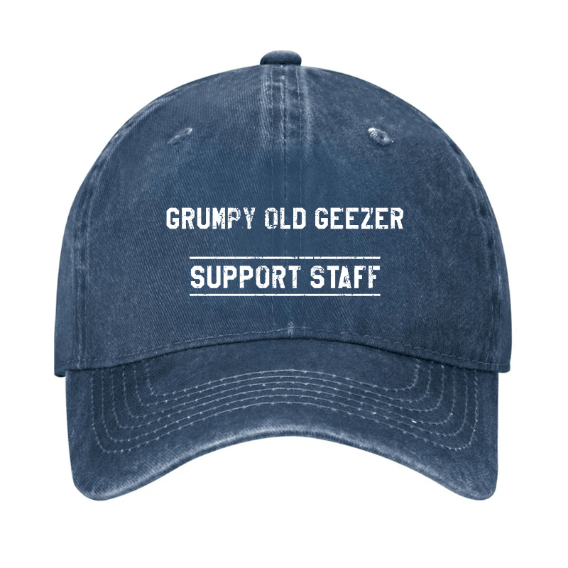 Grumpy Old Geezer Support Staff Cap